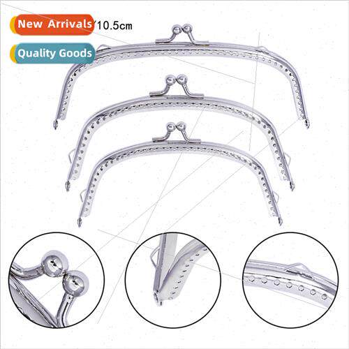 Curved silver glossy half-round gilt DIY bag accessories Mul