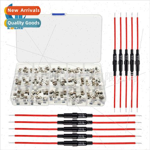 160pcs boxed glass fuse 5*20mm glass tube fuse+fuse holder 1