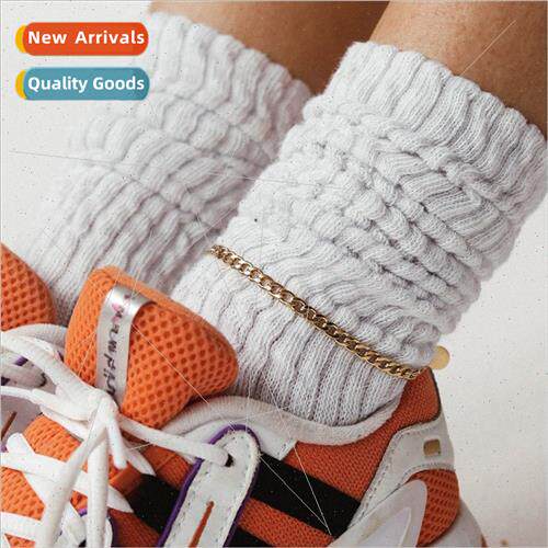 Men Women Anklets 4MM Cuban Chain Stainless Anklets Anklets