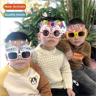 Birthday glasses party quirky photo props cake happy retro s