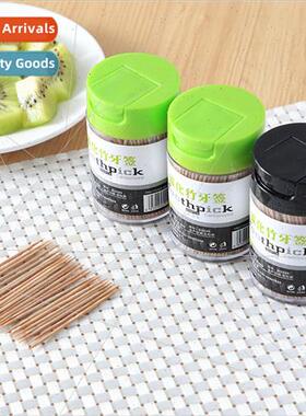 500pcs household carbonized bamboo toothpicks bamboo hygiene