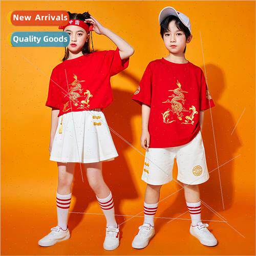 June 1 childrens cheerleading permance clothes Chinese  elem