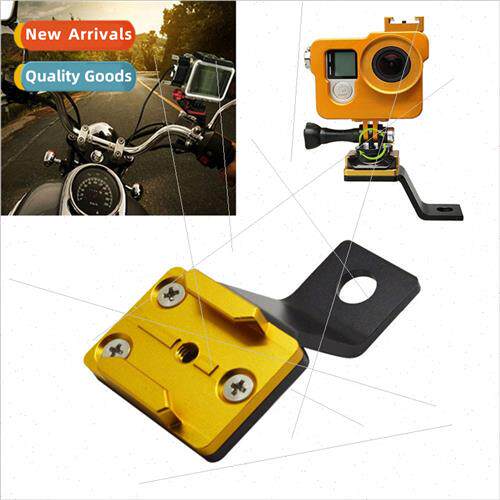 CNC Aluminum Rearview Mirror Bracket Motorcycle Mount Base F