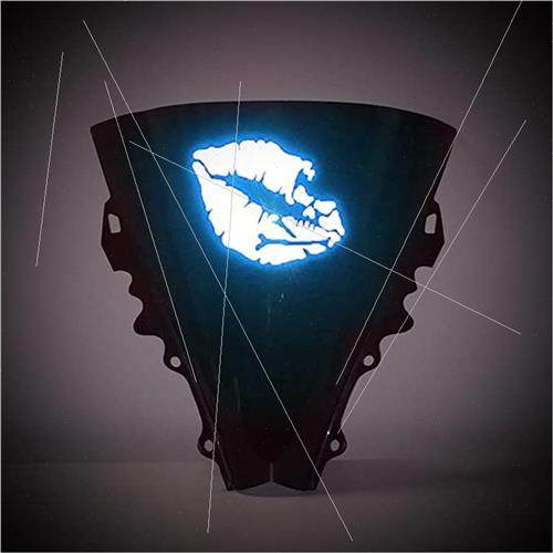 Motorcycle Helmet Skull Sticker Sexy ps Sticker Reflective H