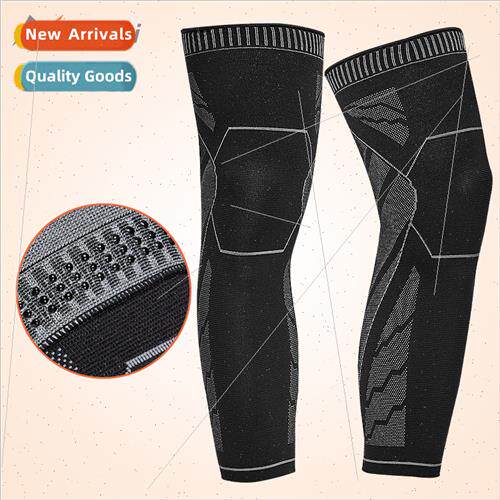 Sports compression leg guards knee pads long sleeve basketba