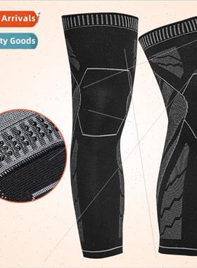 Sports compression leg guards knee pads long sleeve basketba