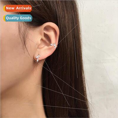 KoreaKorealerature leaves olive leaves olive branch ear clip