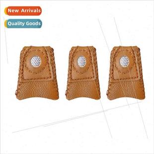 SKC Sheepskin Finger Glove Poking Aid HProtector Thimble DIY