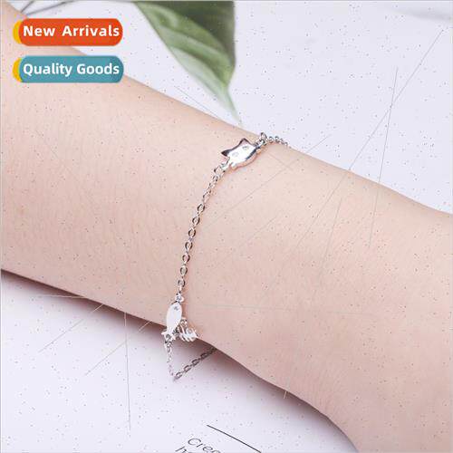 Koreasimple catfish bracelet female fresh Mori cute diamond