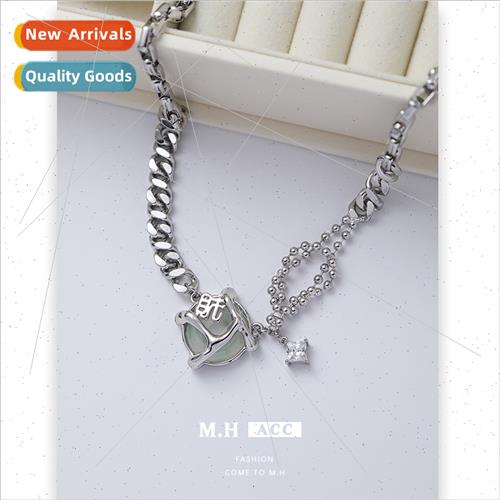 Begging适用wealth diamond necklace female new Chinese exquis