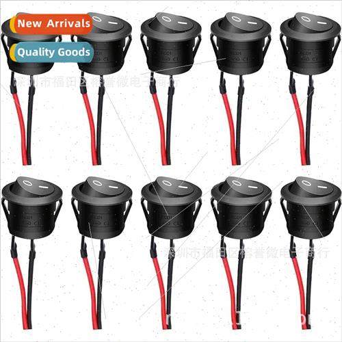 10PCS 12V Round Cat Eye Swch w wire Boat Swch KCD1 Power Swc