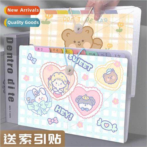 Big ear rabb cute folder organ bag cartoon data book test pa