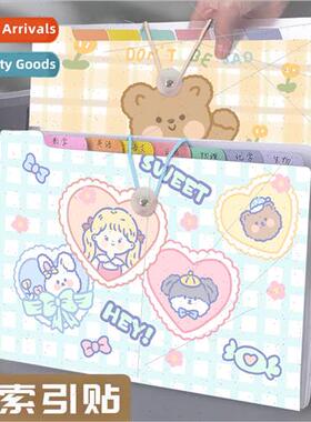 Big ear rabb cute folder organ bag cartoon data book test pa
