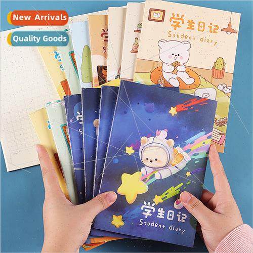 Student diary car line book cartoon cute notepad student cre