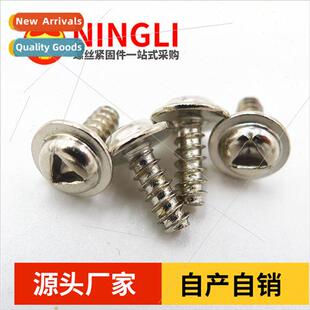 Anti triangular tapping cut pads self screws tamper slot