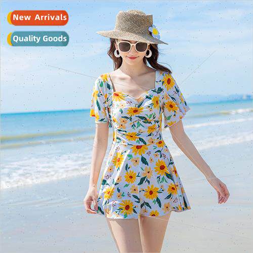 2023 new hot springs swimsu fairy cover meat thin wh skirt s