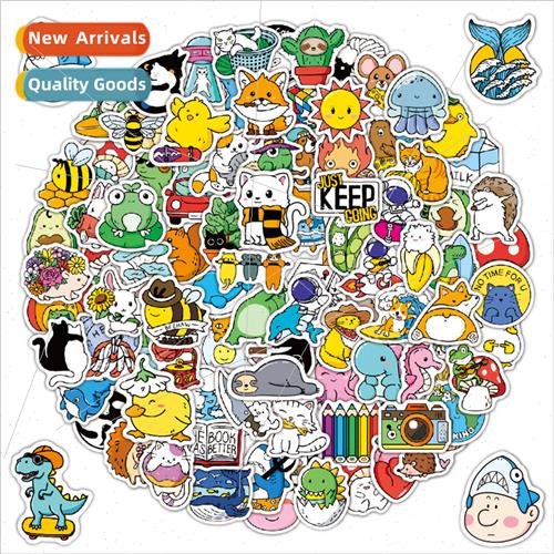 VSCO aesthetic pin stickers 100 PVC waterprocute cartoon gua