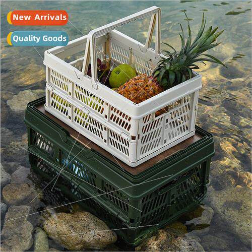 Outdoor camping folding box storage box household storage ca