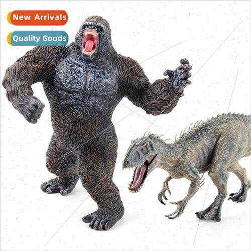 Large Tyrannosaurus Rex model solid chimpanzee ornament hpup