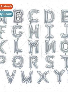 32 inch letters aluminum foil balloon medium silver wedding