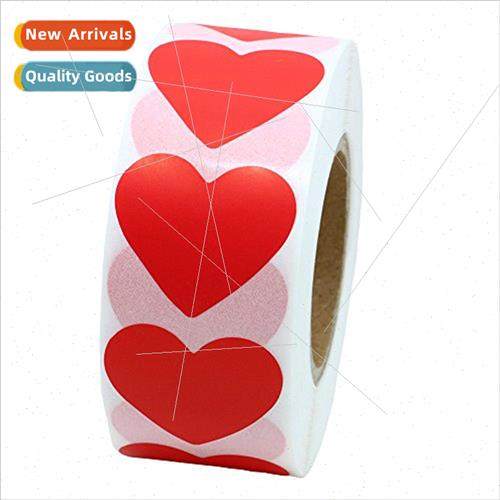 1000 Rolls Heart Handmade lver Pink Fuchsia Colorful Heart S