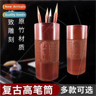 Redwood brush holder bamboo crafts business creative gifts s