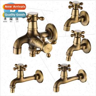 Antique washing machine faucet Europe retro single cold full
