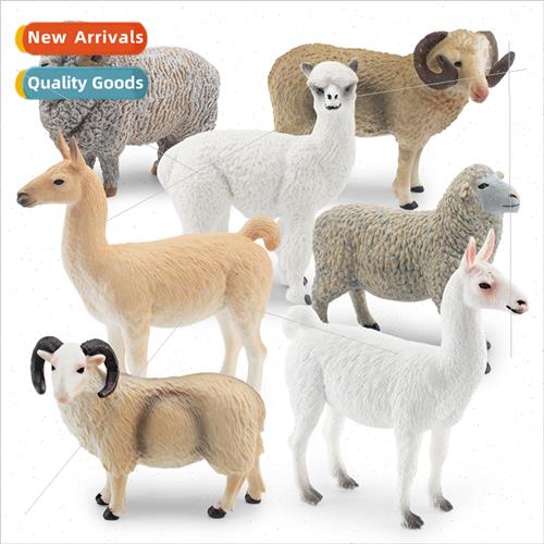 Farm animal sheep model baby alpaca sheep discus goat draft