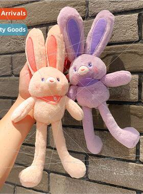 Cute plush rabb jewelry charm pendant bag cute keychain doll