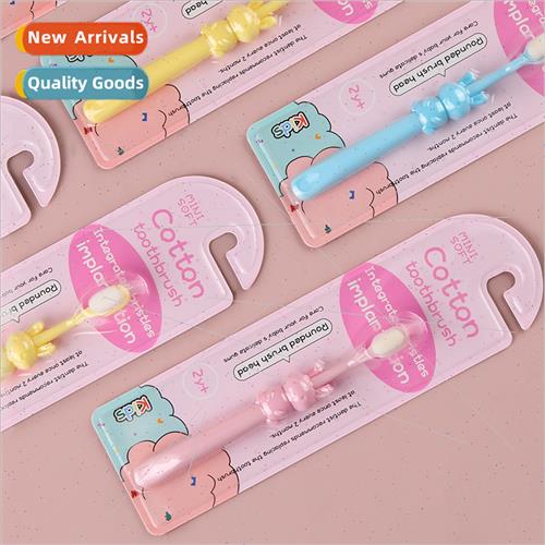 Cartoon bunny children soft bristle toothbrush single pack 2