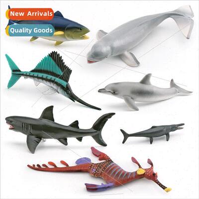 Beluga whale dolphin shark grass sea dragon sailfish tuna ta