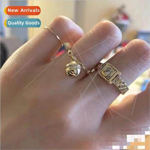 14K bell ring female fashion hundred match good luck bright