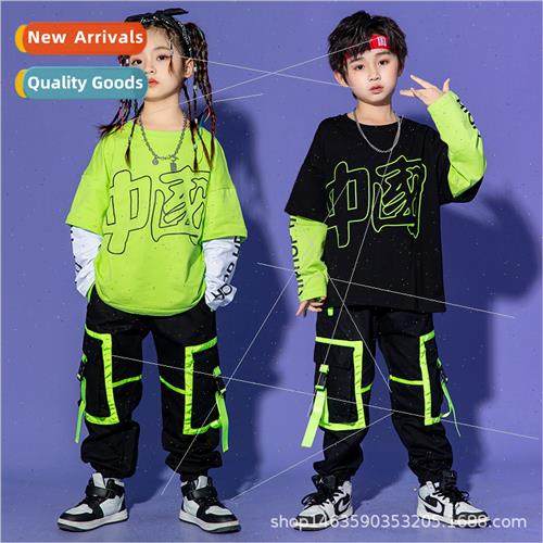 Childrens spring and fall  permance costumes girls jazz danc