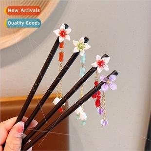 Wooden hairpin female ancient Chinese dress cheongsam hairpi