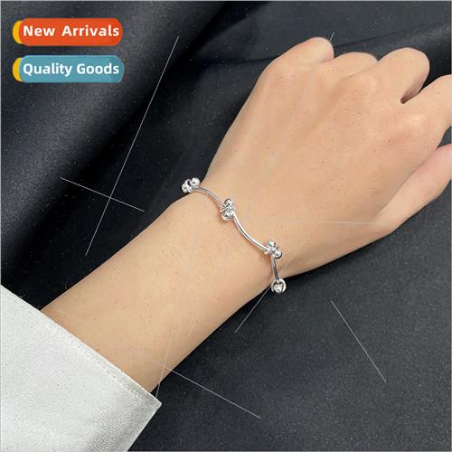 Premium Feeling Bean Knot Bracelet Creative Curved Smile Rou