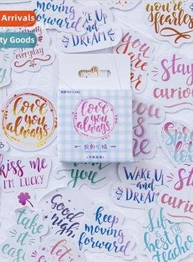 Boxed Stickers Colorful Mood Stickers Handbook Album Items D