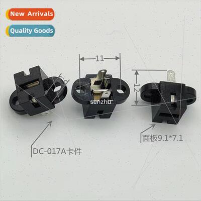 DC-017A power socket card connector all copper silver plated