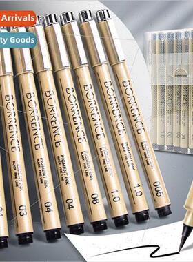 Inkable Syringe Pen Student Art Anime Black Brush Supplies A