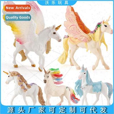 Children large simulation Europe mythological elf horse unic