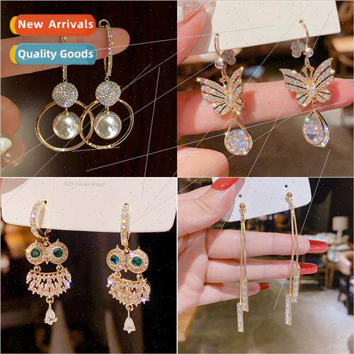 Alloy Geometric Animal Animal Earrings Creative Circle Hollo
