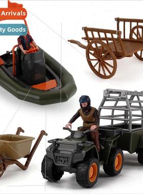 Children sandbox field jungle scene furnishings simulation a