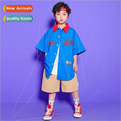 Childrens set dance tide clothing boys and girls su permance