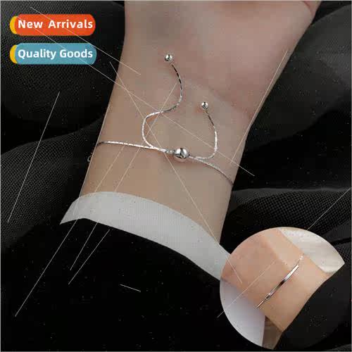 Stch bead adjustable drawstring elbow bracelet 2023 new tide