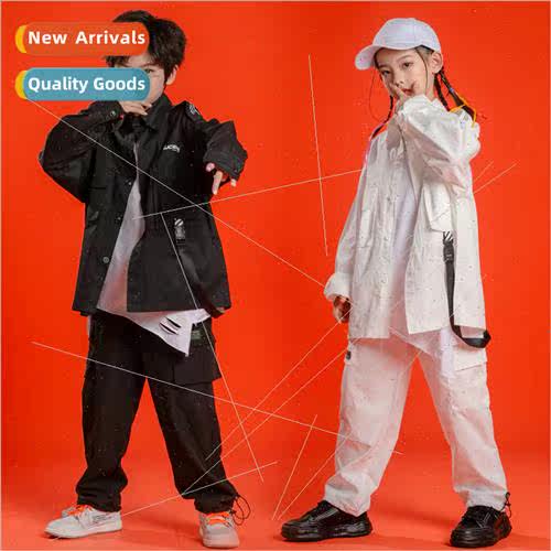 Set dance children tide clothing hiphop hip-hop shirt su boy