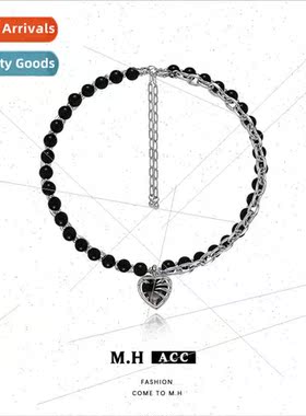 Love pendant couple necklace women 2022 new ins necklace col