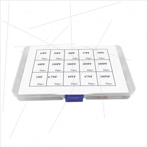 450pcs 15 kinds 10PF 50V-100NF 50V monolhic capacors Compone
