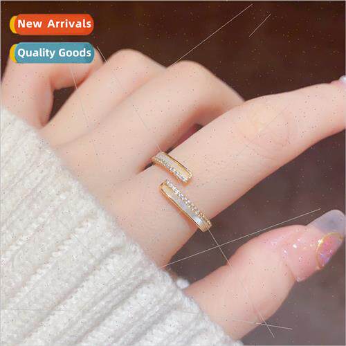 che fashion geometric shell open ring women versatile delica