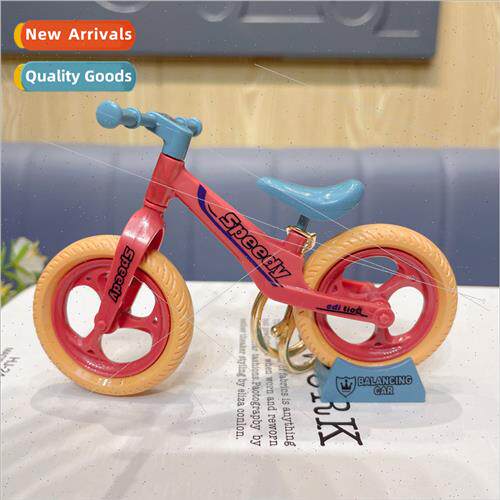 Creative bicycle jewelry key chain charm couple small doll c