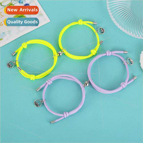 Europe new luminous rope sea vow couple bracelet a pair men