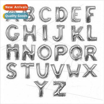 lver Aluminum Alphabet Balloons Wedding Party Advertising Ev